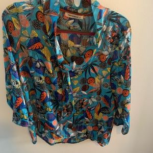 Multi color top. Made in France. Free shipping inside the US